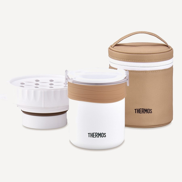 Термос-рисоварка THERMOS JBS-360 (Белый / Бежевый)
